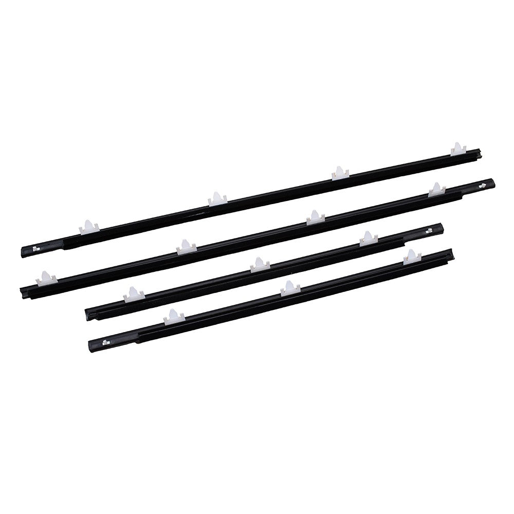 Front Rear Door Belt Glass Weatherstrip Seal For Nissan Sunny B13 Sentra Tsuru