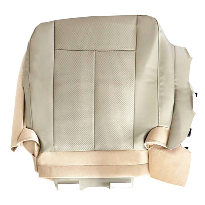 Driver & Passenger Leather Bottom Seat Cover Tan For 2007-14 Ford Expedition