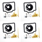 Solid Spare 4 Pcs Fit For Honda CB750 CB 750 K1-K6 Carb Carburetor Rebuild Kits