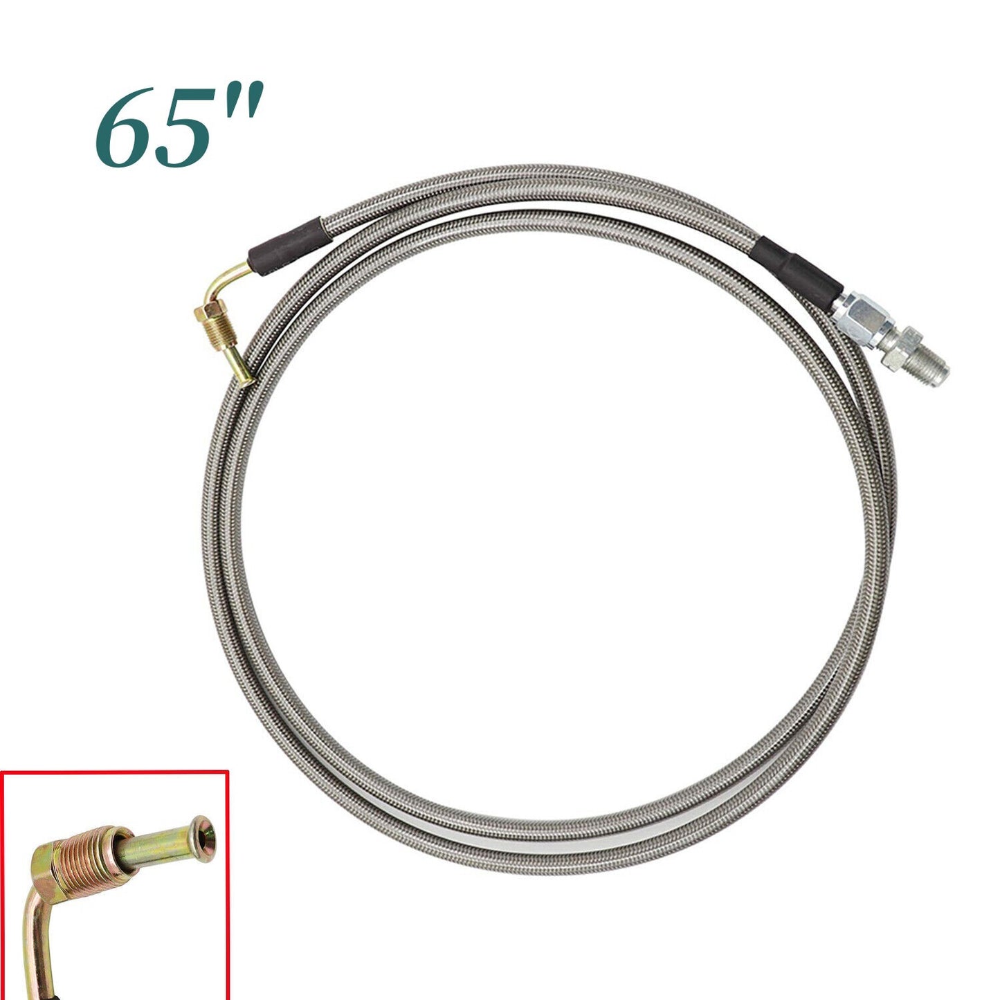 65″ Clutch Master to Slave Cylinder Line Hose For Toyota Pickup 4x4 Land Cruiser
