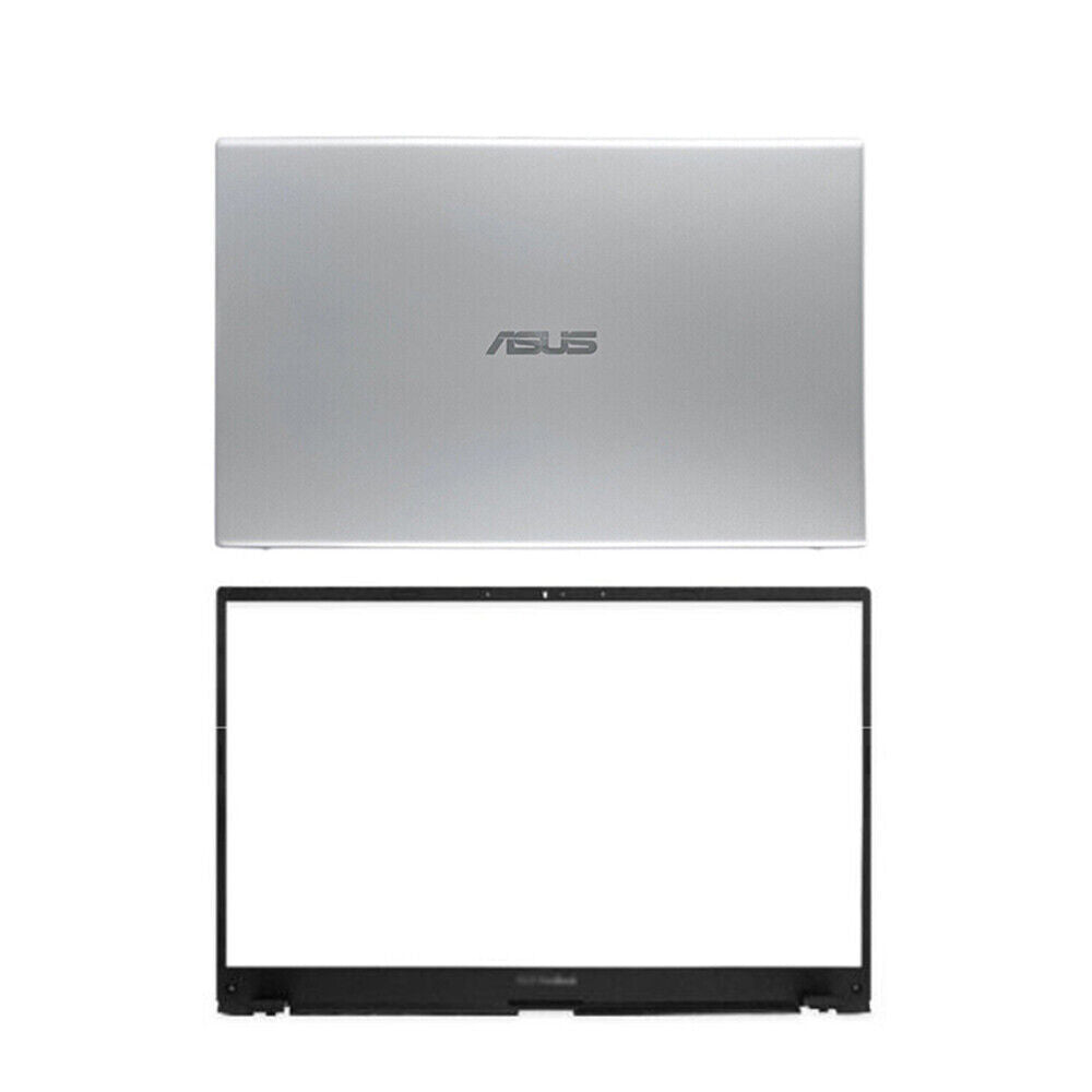 For ASUS VivoBook X512 X512U V5000F Top LCD Back Cover+Front Bezel+Hinges Sliver
