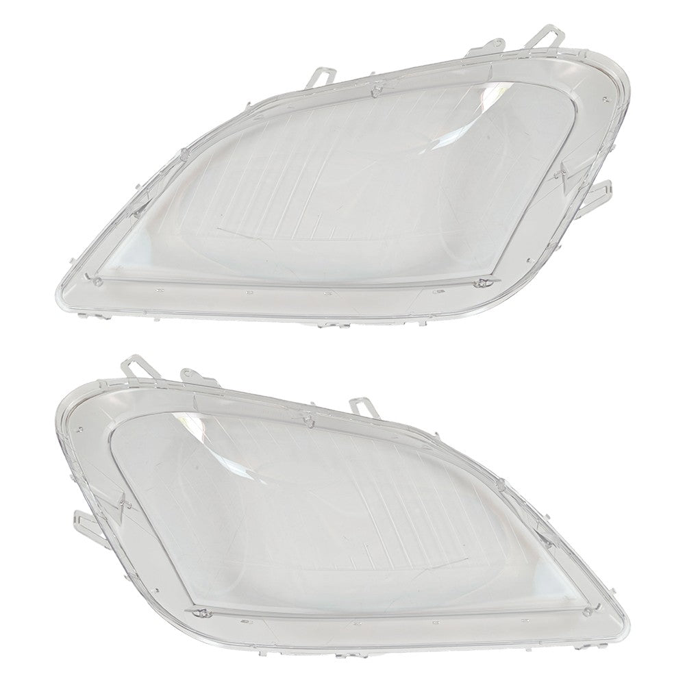 For 2006-2008 Mercedes Benz ML Class W164 Pair Clear Headlight Lens Covers