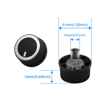 3 x A/C Heater TEMP CONTROL KNOB For 08-17 Chevrolet Express Van Savana 84793085