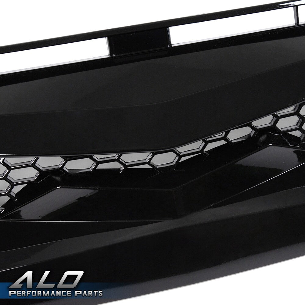 Solid Spare Fit For 2016-2021 Honda Civic Battle Style Sedan Front Bumper Grille Hood ABS