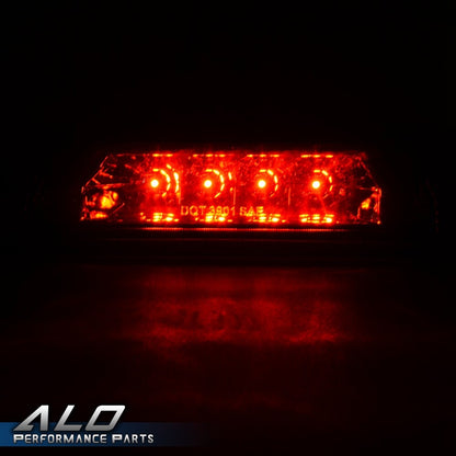 Solid Spare Smoke Lens Fit For 97-01 Jeep Cherokee Rear LED Third 3rd Brake Light Tail Lamp