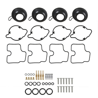 Solid Spare 4Pcs Carburetor Repair Kit Plunger Diaphragm Part For Honda CBR600 F4