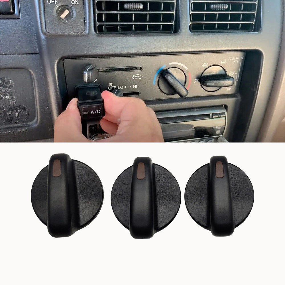 3PCS A/C Climate Heater Control Knob For 1995 96-2004 Toyota Tacoma 55905-35310