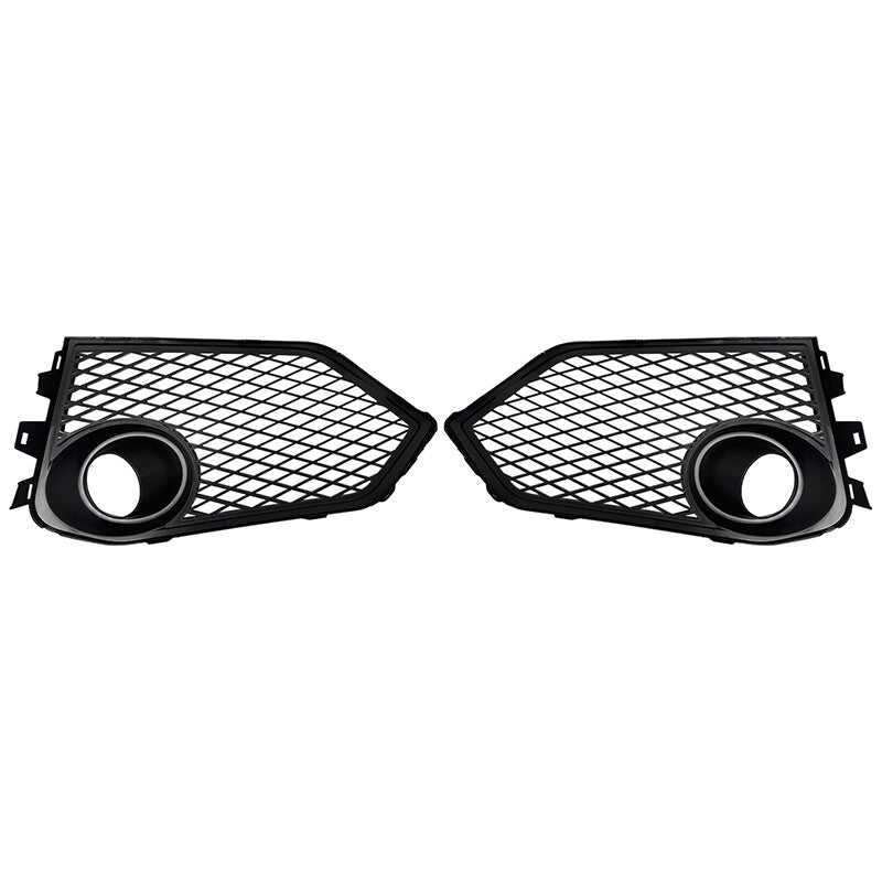 Fit 2017-2021 Honda Civic Type R Fog Light Lamp Covers+LED Fog Lights Lamps