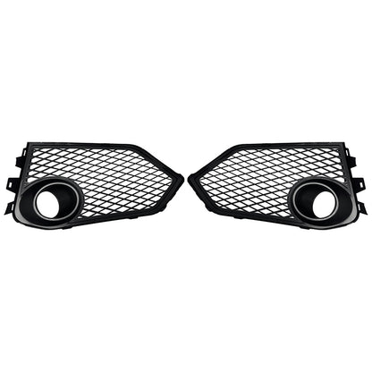Fit 2017-2021 Honda Civic Type R Fog Light Lamp Covers+LED Fog Lights Lamps