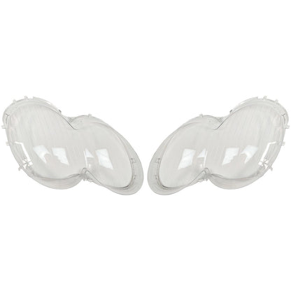 For 2003-2008 Mercedes-Benz W230 SL500 A Pair Clear Front Headlight Lens Cover