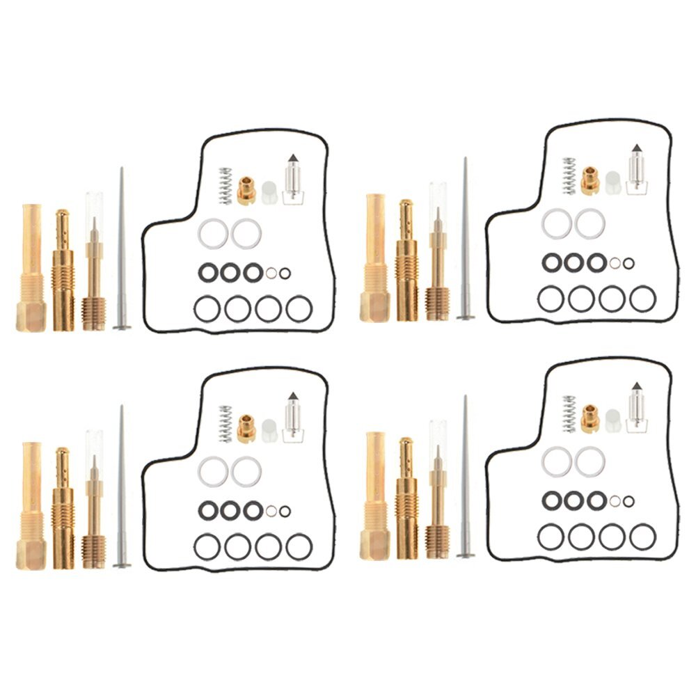 Solid Spare For Honda V65 VF1100C V65 Sabre VF1100S 4pc Carburetor Repair Rebuild Kit