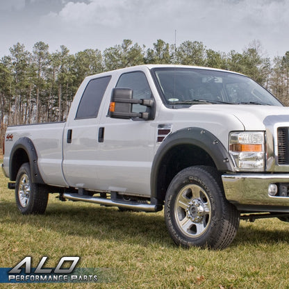 Solid Spare Fit For 99-07 Ford F250 F350 Super Duty Pocket Rivet Bolt-On Fender Flares