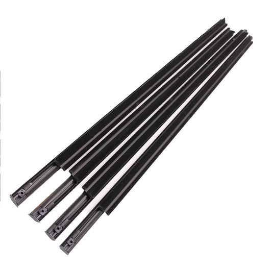 4Pcs For Dodge Ram 1500-5500 Left Right Front Rear Door Outer Belt Weatherstrip