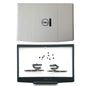 New White For Dell G3 15 3590 Top Back Cover+Front Beze+Hinges Screws 03HKFN US
