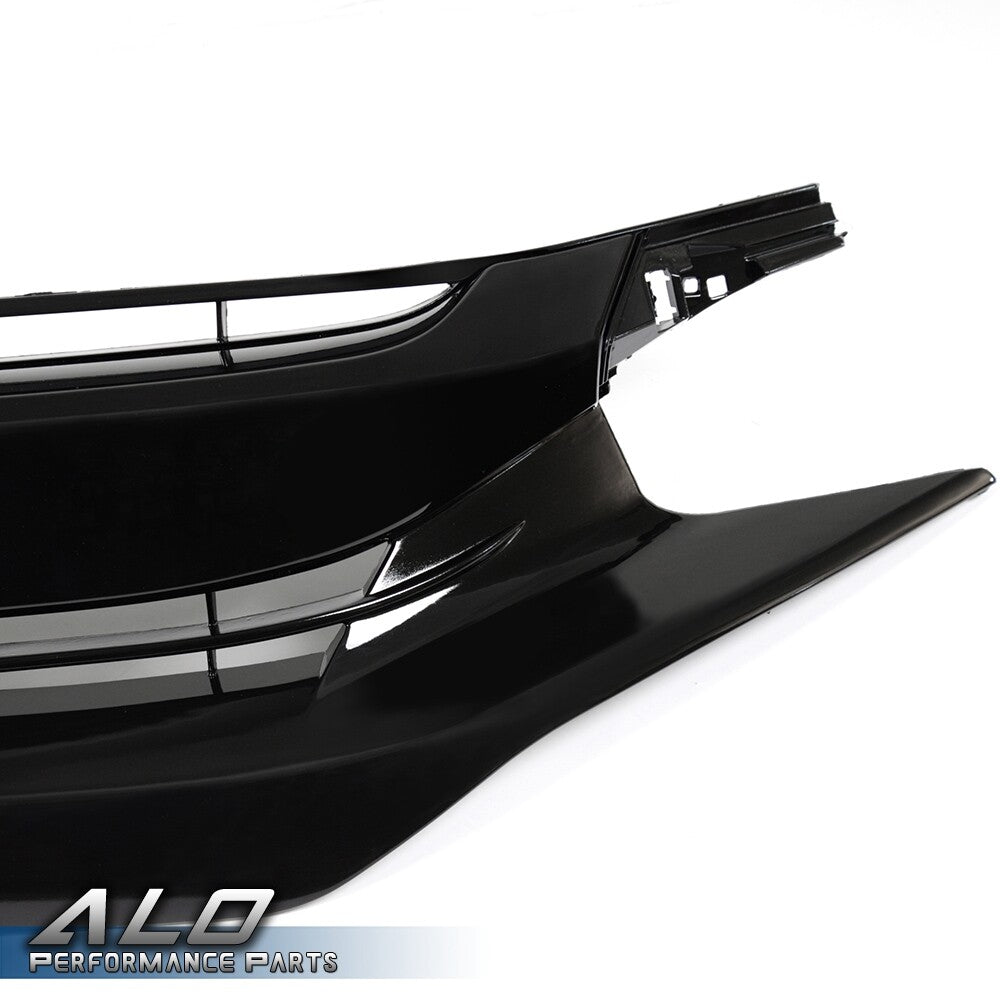 Solid Spare Fit For 2016-2018 Honda Civic Front Hood Grille Mesh Grille Factory Style New