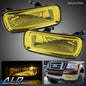 Solid Spare Fit For 2004-2006 Ford F-150 Yellow Lens Front Bumper Fog Light Lamps w/ Bulbs