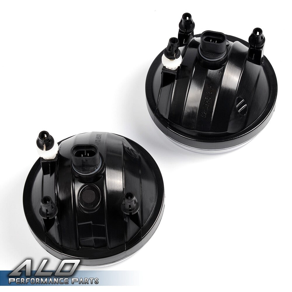 Solid Spare Fit For 07-13 GMC Sierra 1500 2500 3500 HD Clear Front Bumper Fog Lights Lamps