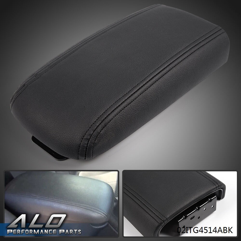 Solid Spare Fit For Chevy Trailblazer GMC Envoy 2002-2009 Center Console Armrest Lid Black