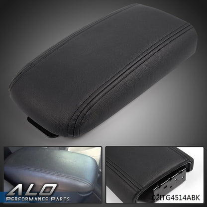 Solid Spare Fit For Chevy Trailblazer GMC Envoy 2002-2009 Center Console Armrest Lid Black