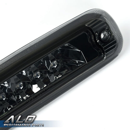 Solid Spare Smoke Lens Fit For 97-01 Jeep Cherokee Rear LED Third 3rd Brake Light Tail Lamp