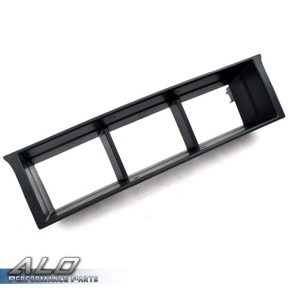 Solid Spare Fit For 2009-2014 Ford F-150 Front Bumper Lower Grille Insert Trim Panel Black