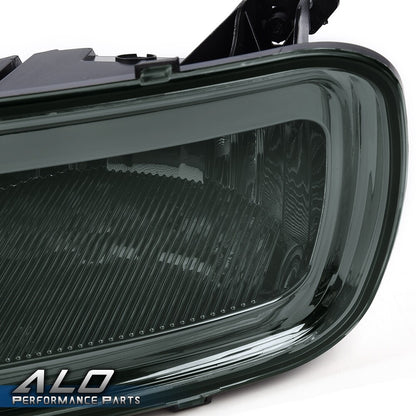 Solid Spare 2pcs Smoke Lens Front Left & Right Fog Lights Lamps Fit For 2004-2006 Ford F-150