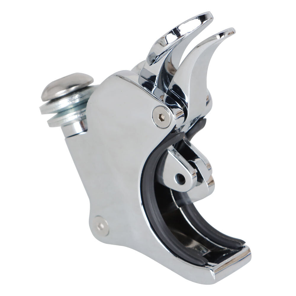 Solid Spare For Dyna FXDB 2002-2016 49mm 4PCS Windshield Windsreen Clamps New