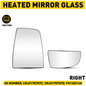 Mirror Glass Upper&Lower Passenger Side Right RH For Ford Transit-150 2019 Base