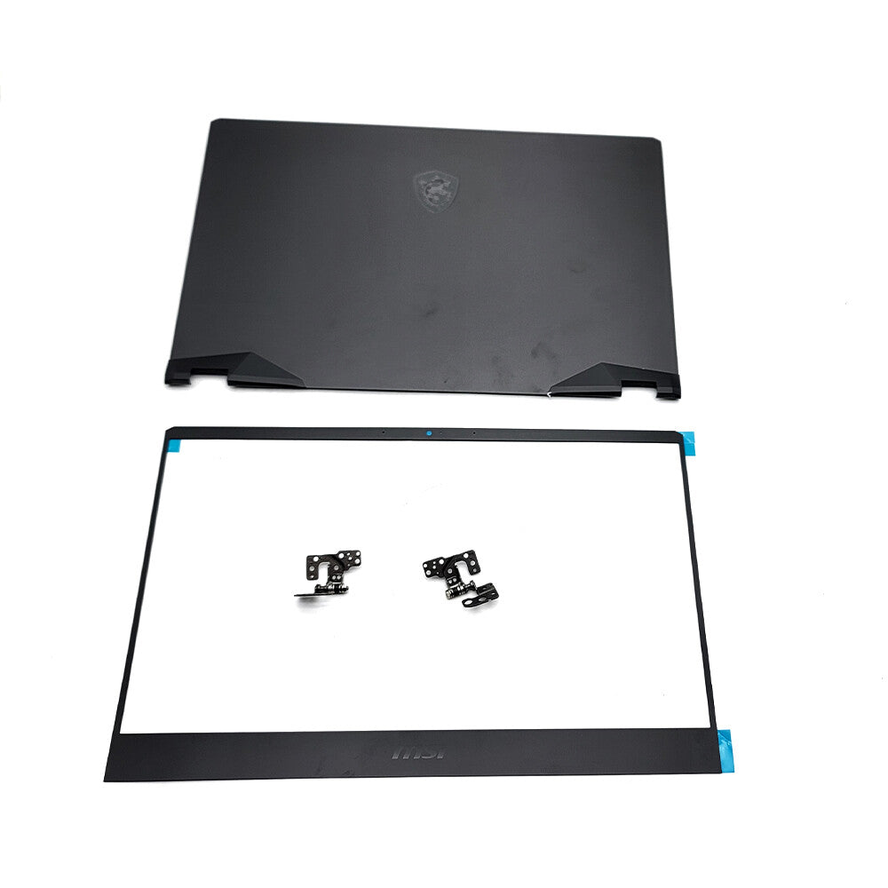 For MSI GE66 Vector GP66 MS-1541 MS-1542 MS-1543 Back Cover+ Bezel Hinges Black
