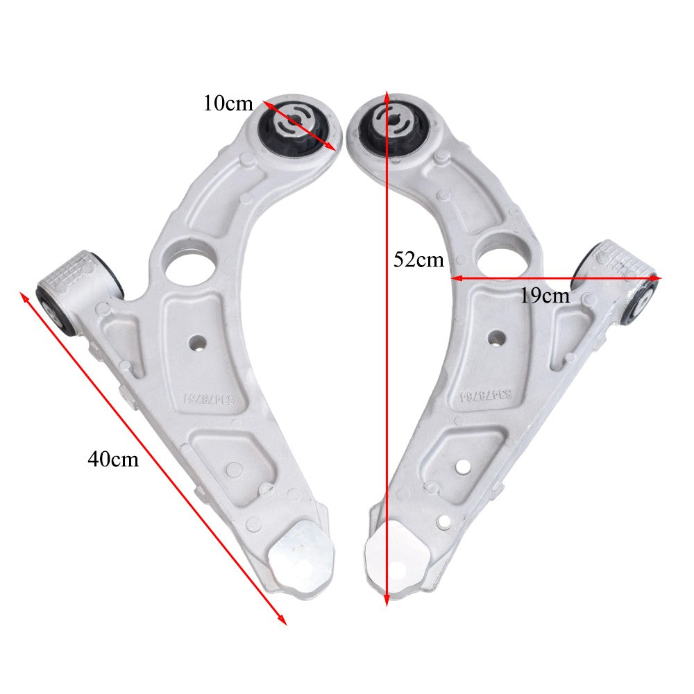 2Pcs Right Left Front Lower Control Arms Kit for 2019-2023 Jeep Cherokee