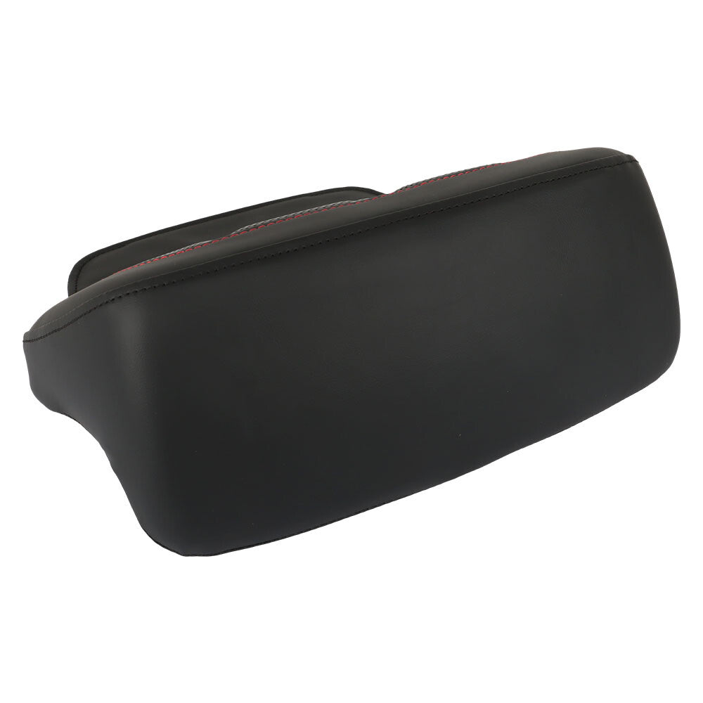 Solid Spare Backrest Pad Red Stitching For Glide Street Road Glide Road King 2009-UP USA