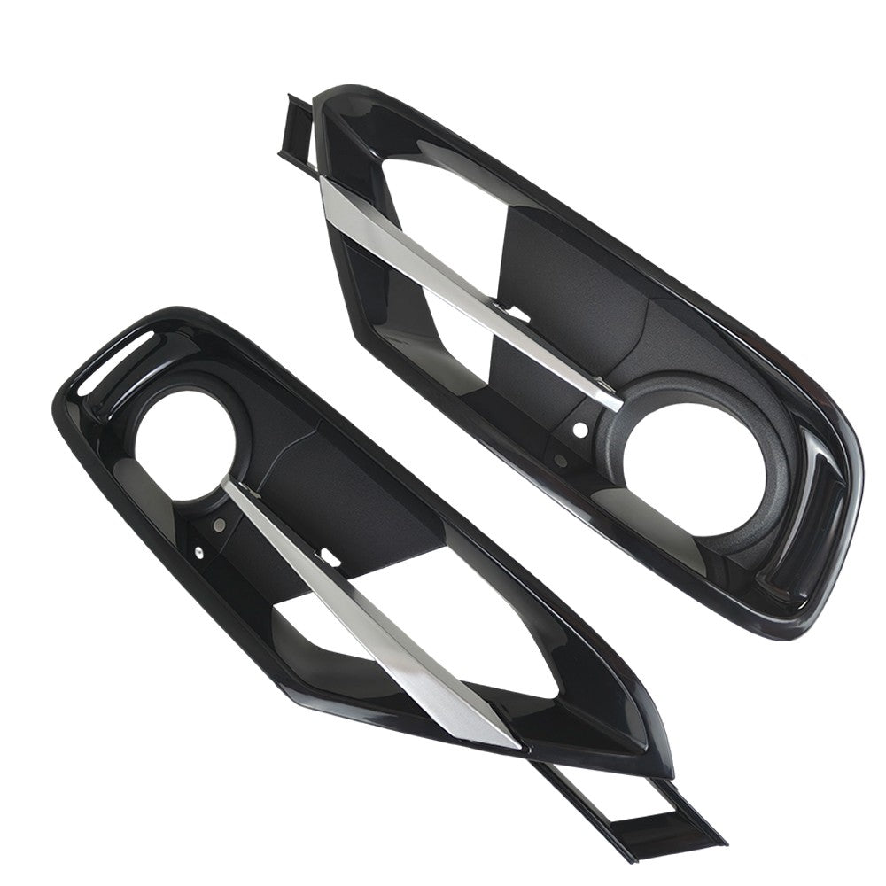 4pcs Front Bumper Fog Light Lamp Grille Covers Trim For BMW 3 Series F30 F31