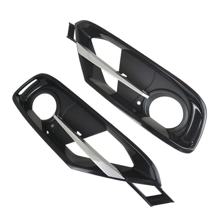 4pcs Front Bumper Fog Light Lamp Grille Covers Trim For BMW 3 Series F30 F31