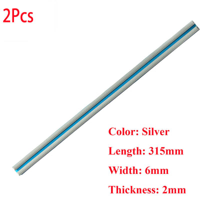 2Pcs For HP ENVY X360 15-DA 15-DR 15-DS Bottom Cover Rubber Feet Strips Silver