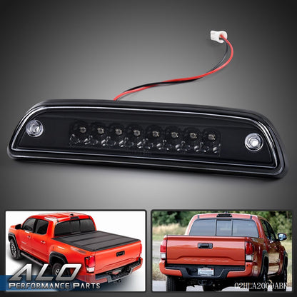 Solid Spare Fit For Toyota Tacoma 95-17 Rear Third 3rd Brake LED Light Lamp Clear Lens