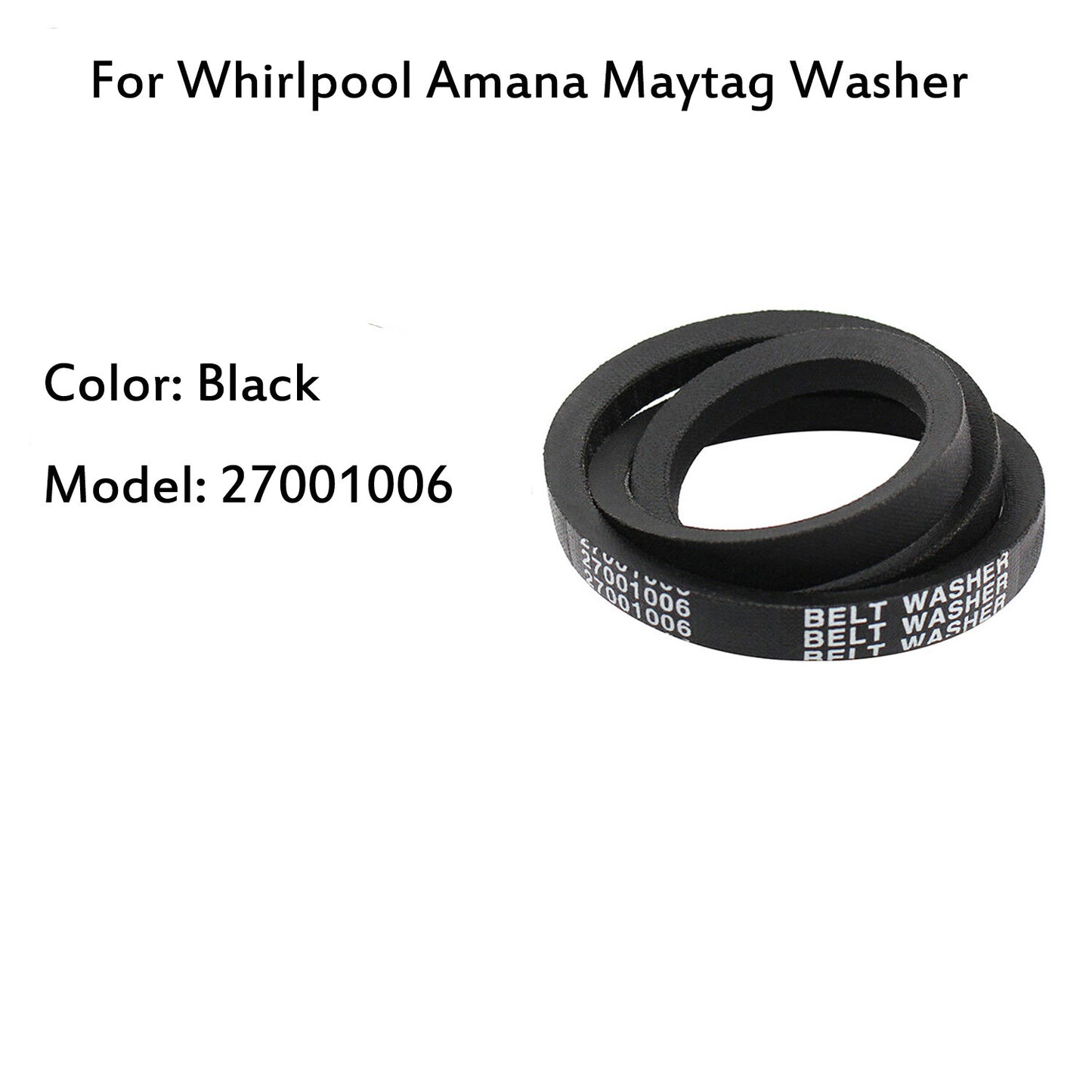 3Pcs 27001006 Washer Drive Belt For Whirpool Amana Maytag Washing Machine 38174