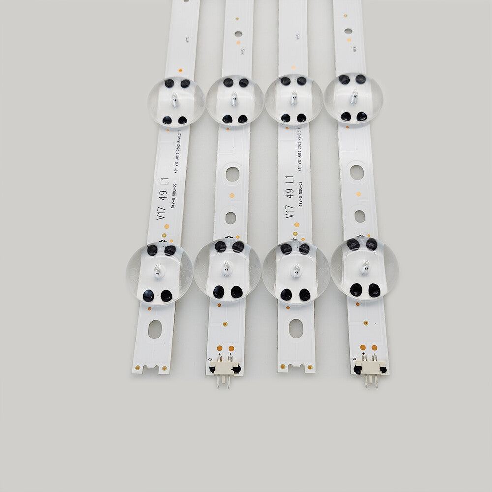 4pcs 49" TV LED Strips For LG 6916L-2862A 49" V17 ART3 2862 49LV560H-UA