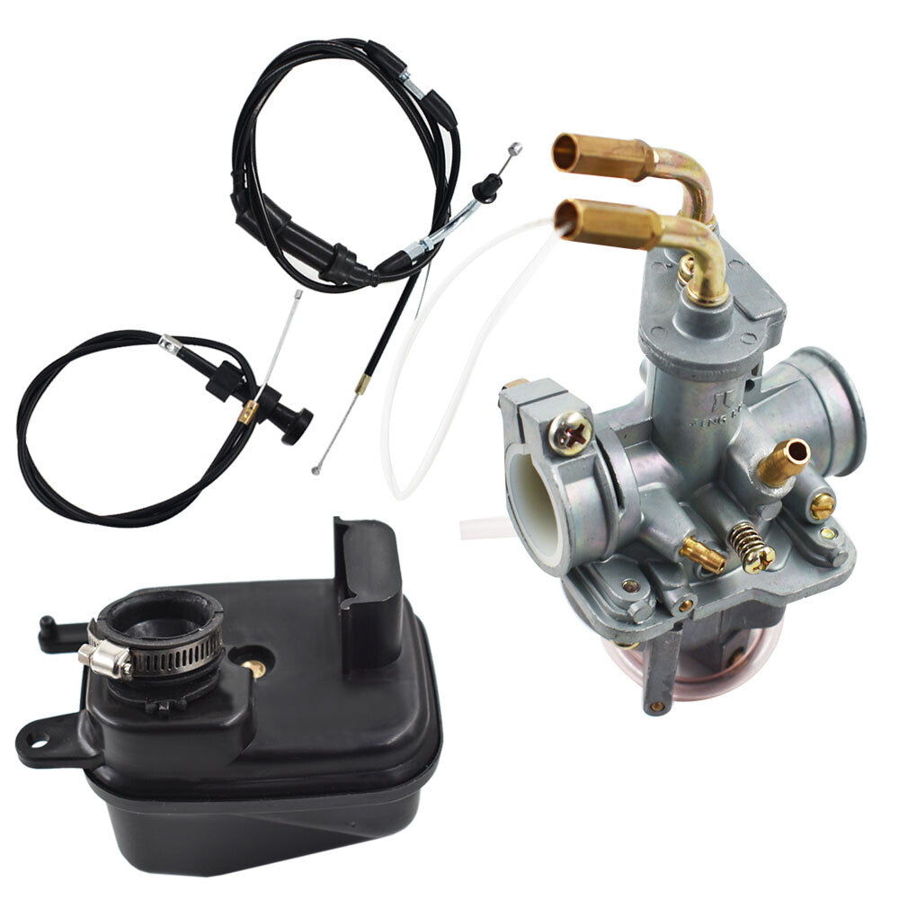 Solid Spare For Yamaha Y ZINGER PW 50 Carburetor Air Filter & Throttle Choke Cable Carb NEW