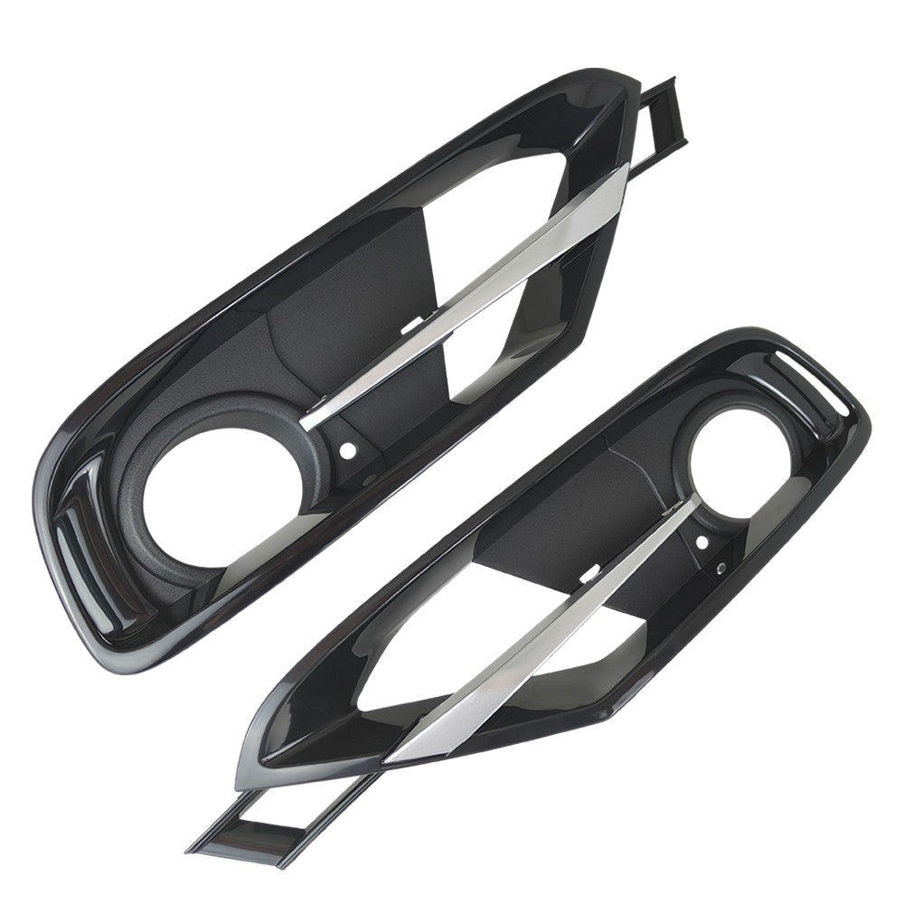 4pcs Front Bumper Fog Light Lamp Grille Covers Trim For BMW 3 Series F30 F31