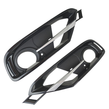 4pcs Front Bumper Fog Light Lamp Grille Covers Trim For BMW 3 Series F30 F31