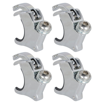 Solid Spare For Dyna FXDB 2002-2016 49mm 4PCS Windshield Windsreen Clamps New