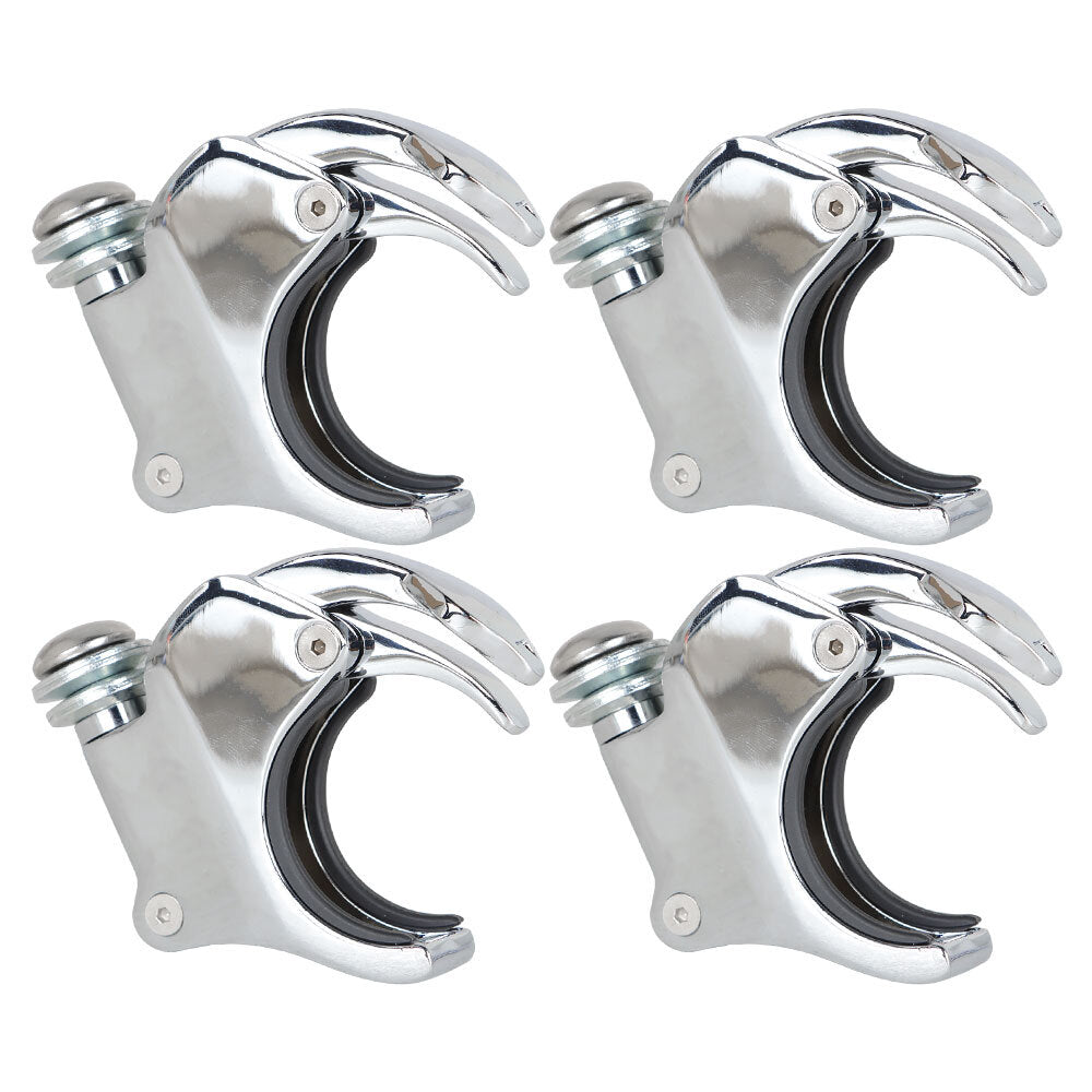 Solid Spare For Dyna FXDB 2002-2016 49mm 4PCS Windshield Windsreen Clamps New