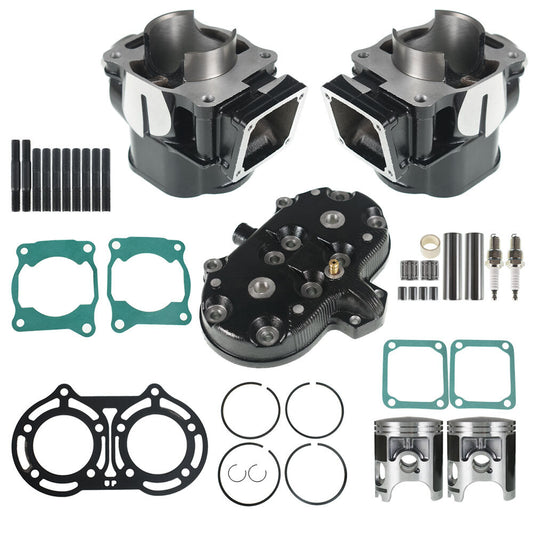 Solid Spare NEW Cylinder Head Piston Gasket Top End Kit For 1987-2006 Yamaha Banshee 350