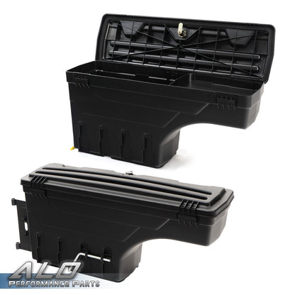 Solid Spare Fit For 2007-2020 Toyota Tundra Truck Bed Storage Box Toolbox Left+Right