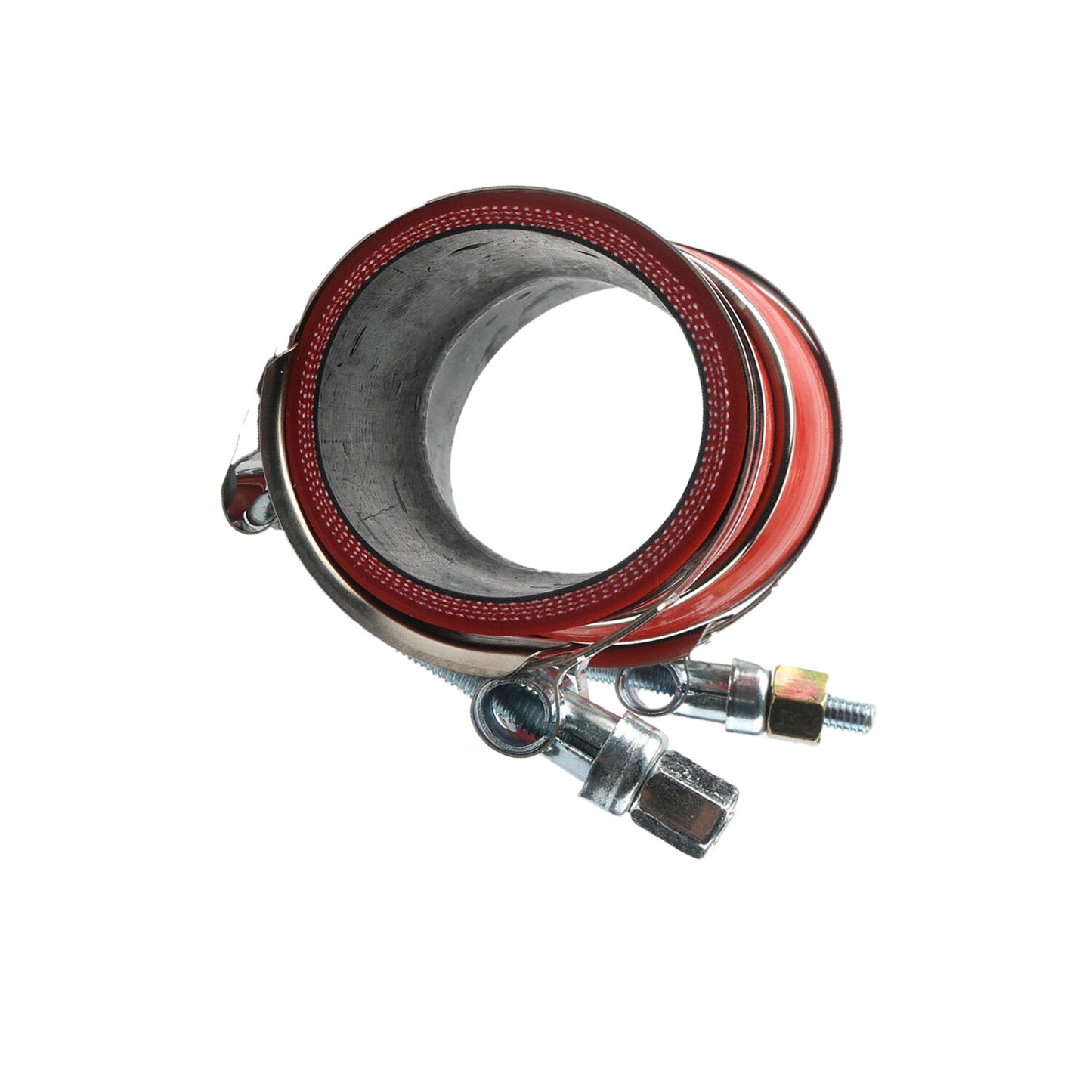 New For Cummins ISX15 Engine Hose-Plain Silicone W/ 2PCS Clamps Red 3687223 USA