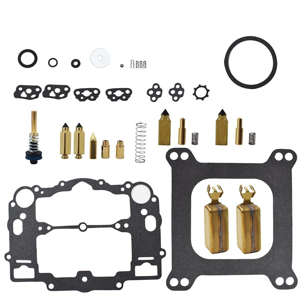 Solid Spare For Weber Marine W-4 BBL Mercruiser 809064 Carburetor With Floats 8M0120193 Kit