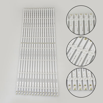 LED Backlight strip(16)For Vizio D65U-D2 D65-D2 E65X-C2 LB65018 V0_01