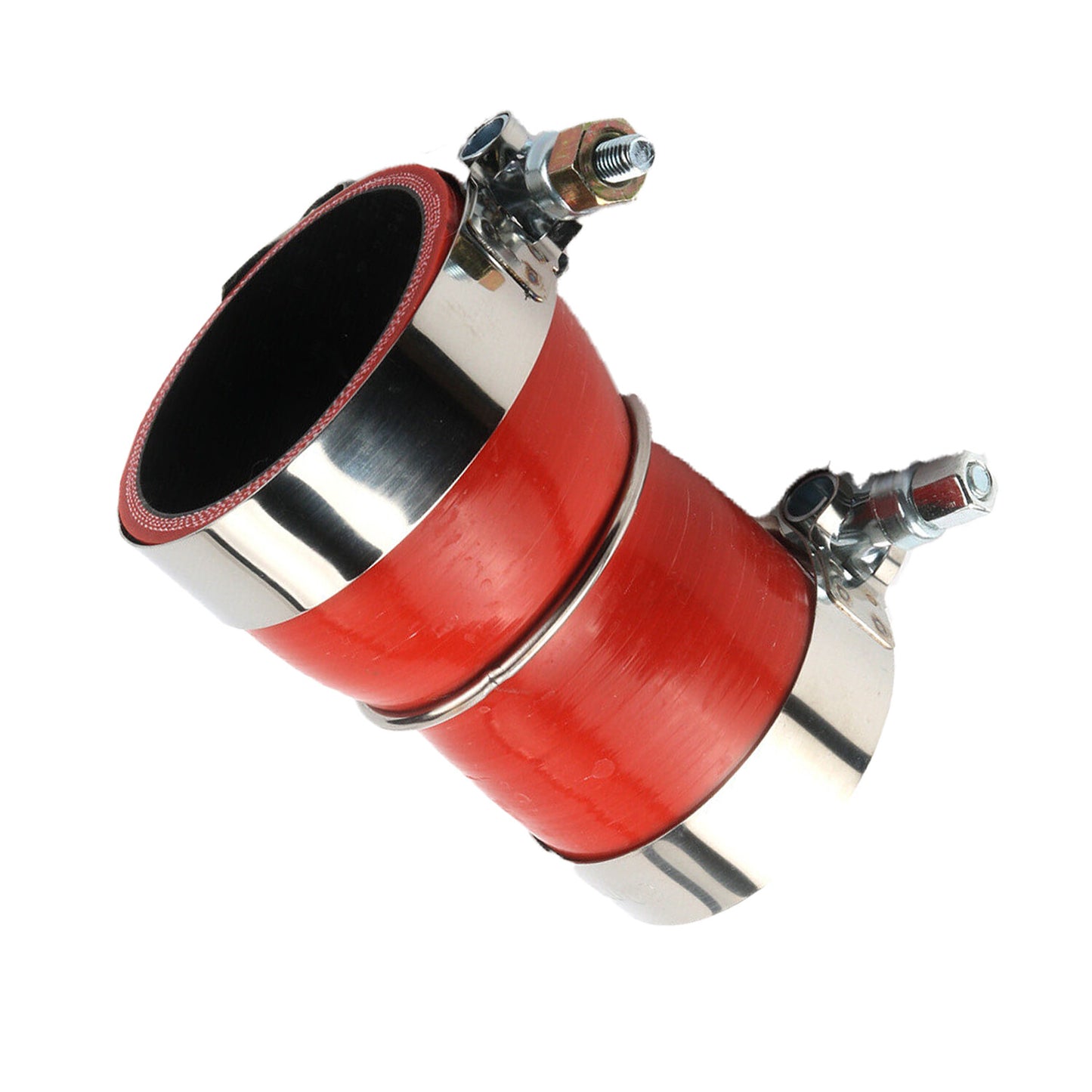 New For Cummins ISX15 Engine Hose-Plain Silicone W/ 2PCS Clamps Red 3687223 USA