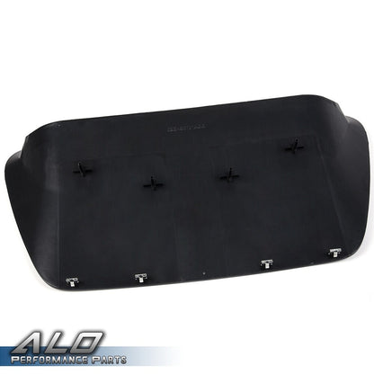 Solid Spare Hood Scoop Molding Bezel 4 Retainer Nuts Fit For 04-05 Dodge Ram 1500 SRT Black