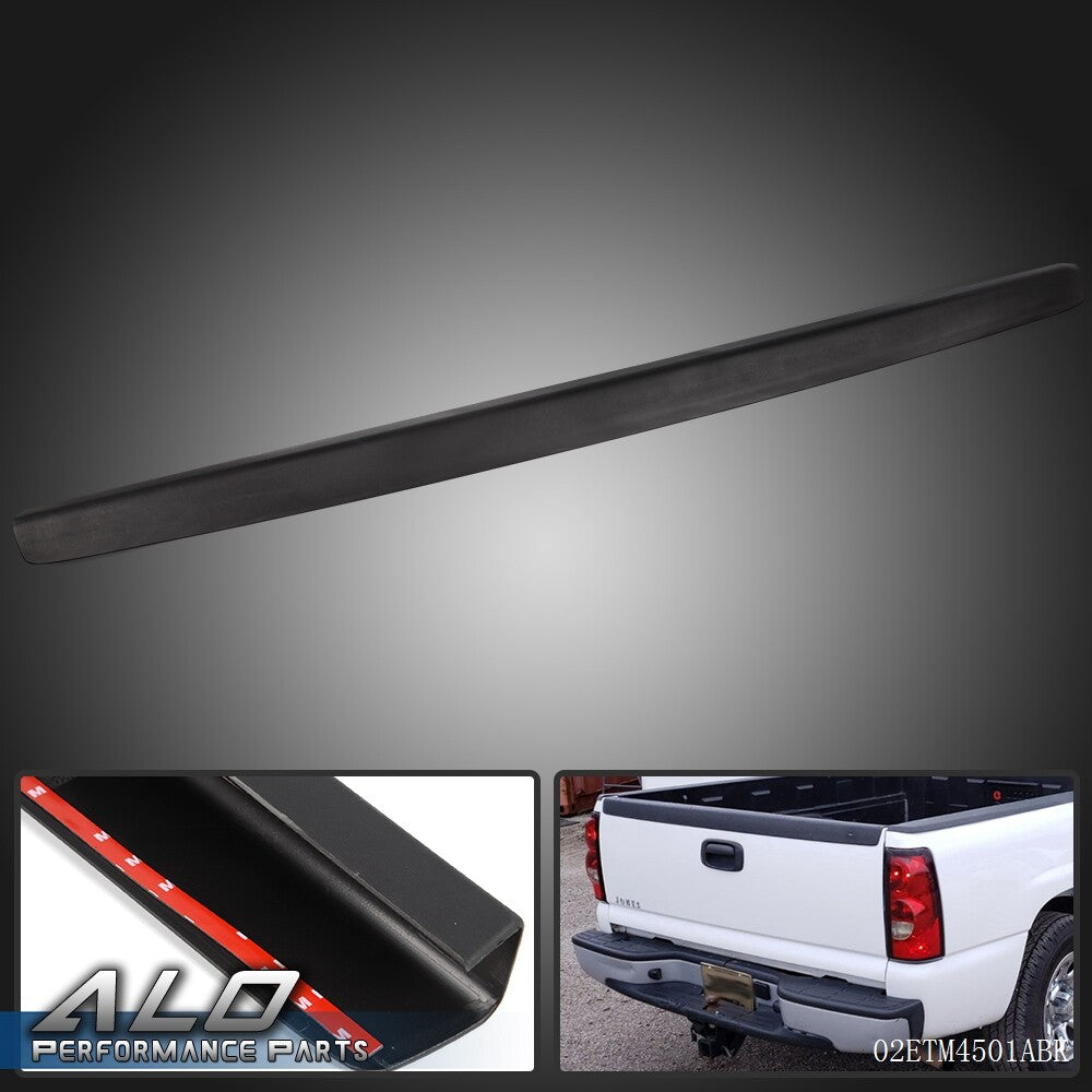 Solid Spare Fit For 99-07 Silverado 1500 GMC Sierra SL Tailgate Top Cover Protector Black